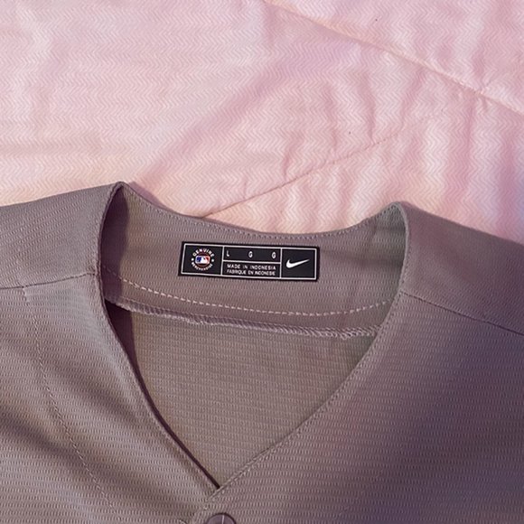 New York Yankees Baseball Jersey Nike MLB Gray - Picture 6 of 10